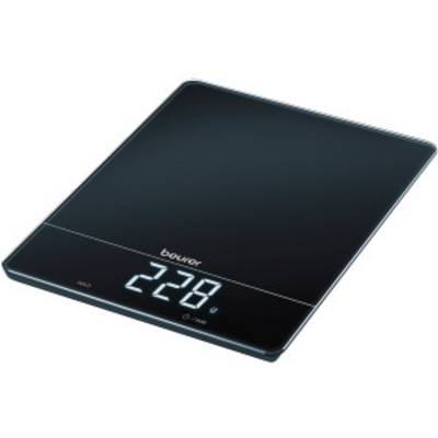 Digitale Küchenwaage mit Anzeige von '228 g' auf dem Display. Elegantes, schwarzes Design. Ideal zur genauen Gewichtsbestimmung.