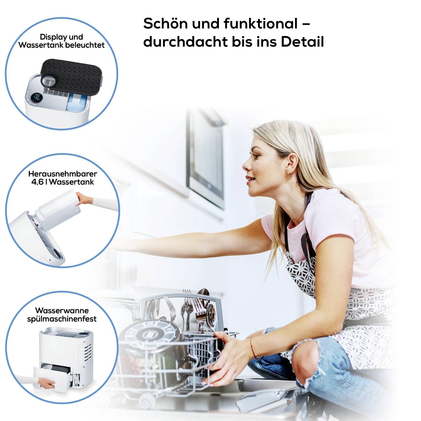 Beurer LR 330 Luftreiniger & Luftbefeuchter | HEPA & Aktivkohlefilter | 35 m² | 4,6 l Tank | Weiß-5