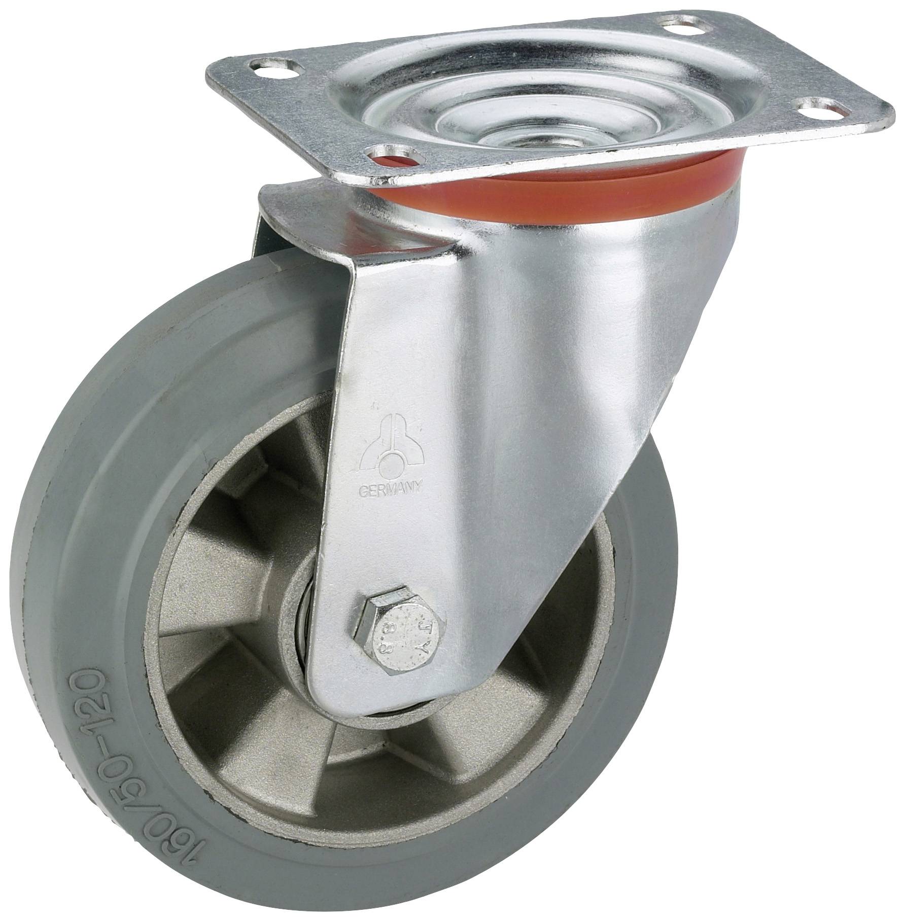 dörner + helmer 711160 711160 Lenkrolle Rad-Durchmesser: 160 mm Tragfähigkeit (max.): 300 kg 1 St.