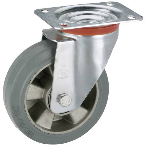 dörner + helmer 711160 711160 Lenkrolle Rad-Durchmesser: 160 mm Tragfähigkeit (max.): 300 kg 1 St.