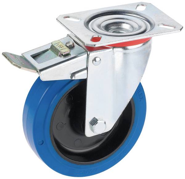 dörner + helmer 712657 712657 Lenkrolle Rad-Durchmesser: 100 mm Tragfähigkeit (max.): 150 kg 1 St.