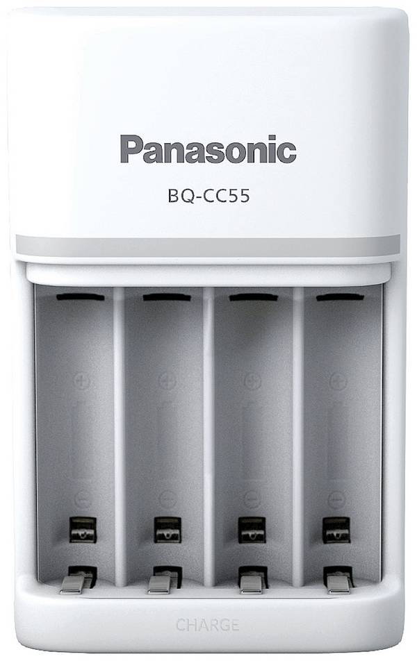 Panasonic Smart & Quick BQ-CC55 Akkupack-Ladegerät NiMH Micro (AAA), Mignon (AA)