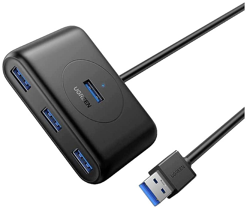 Ugreen USB 3.2 Gen 1 HUB 4x USB Verteiler Super Speed Adapter USB-HUB schwarz-0