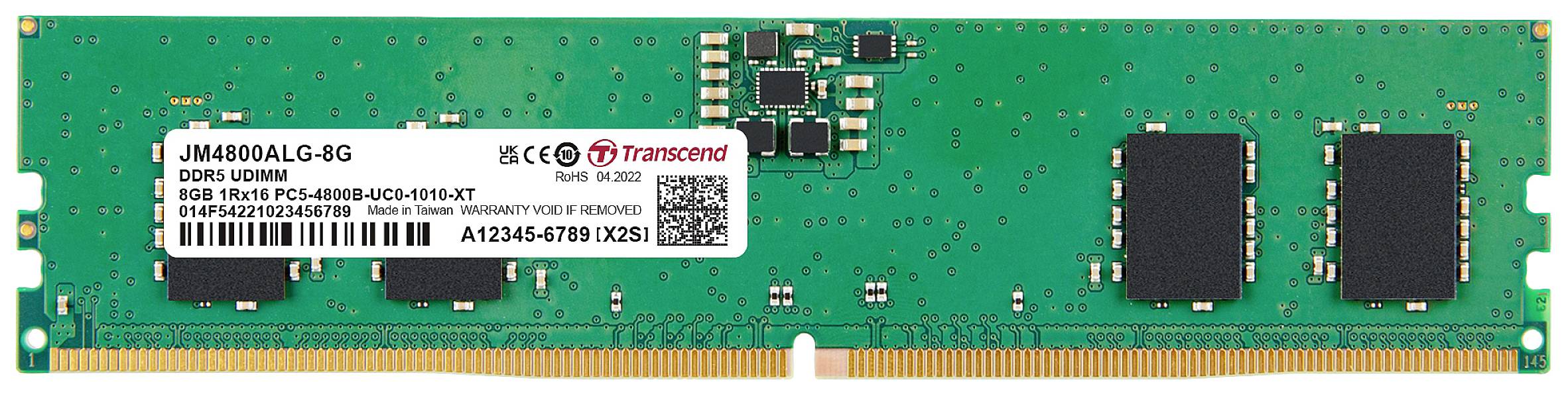 Transcend 8 GB DDR5 4800 U-DIMM 8 DIMM UDIMM-0