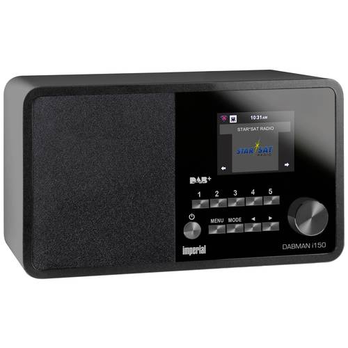 Thumbnail - Imperial DABMAN i150 Internet Tischradio Internet, DAB+, UKW USB, WLAN, LAN, Internetradio Schwarz