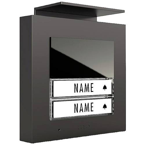 m-e modern-electronics ADV-1020 A Vistadoor Audio-Außenstation für Türsprechanlage Kabelgebunden Außeneinheit 2 Familien...