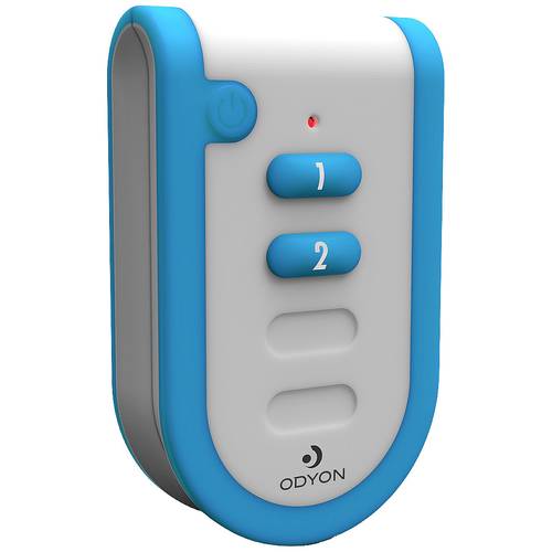 m-e modern-electronics Odyon ODYON pro HS-2 3 V Funk-Handsender, Fernbedienung mit Empfangskontrolle 2-Kanal Reichweite ...