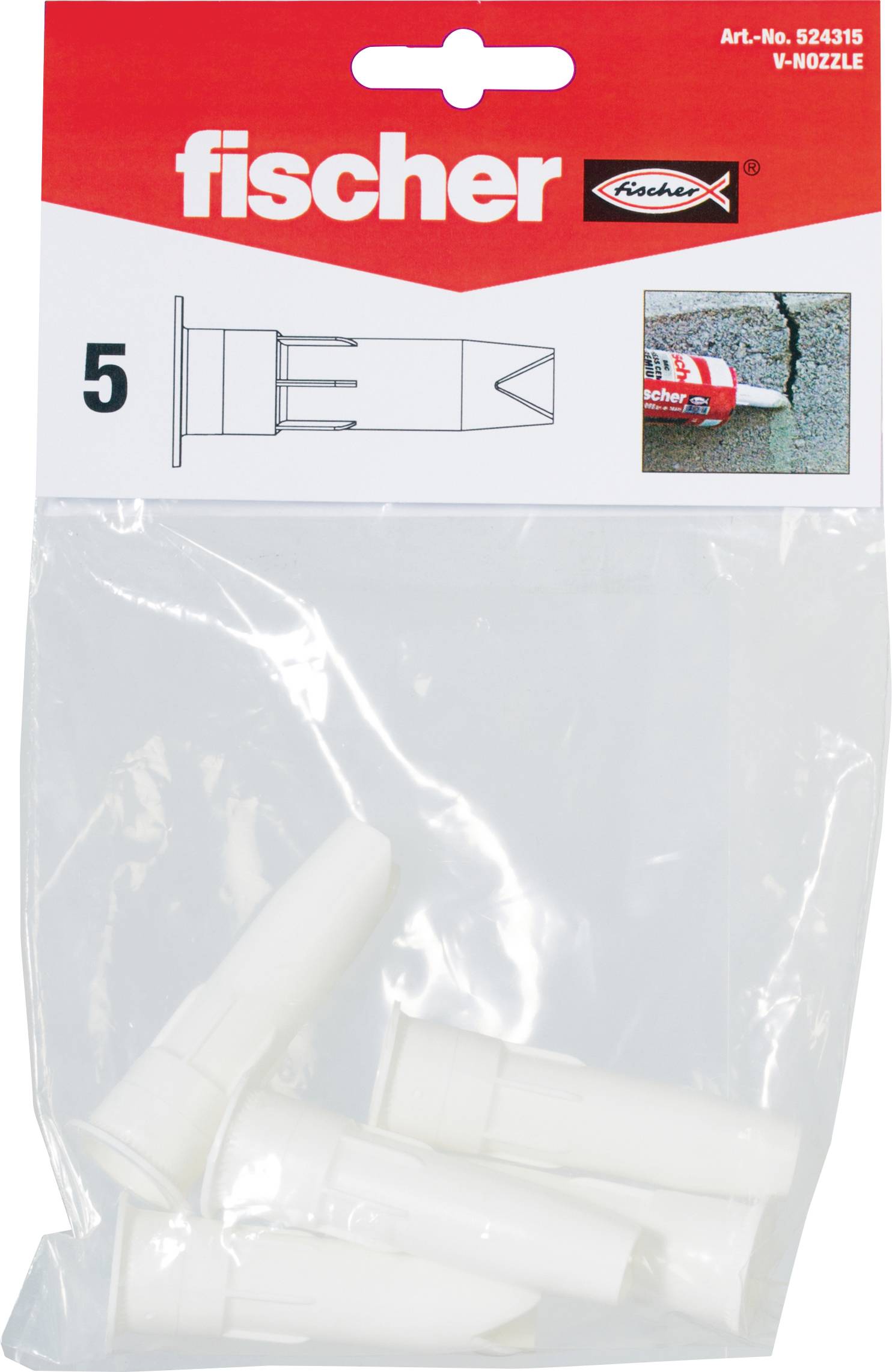 Fischer 524315 Dosierspitze 5 St.