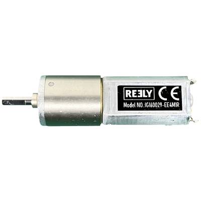Motor mit Aufschrift 'REELY Model NO. JG160028-EE4MIR'; zeigt CE-Kennzeichnung.
