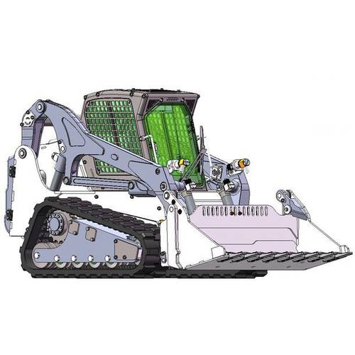 Thicon Models 58510 Kompaktlader 1:14 Elektro RC Funktionsmodell Bausatz