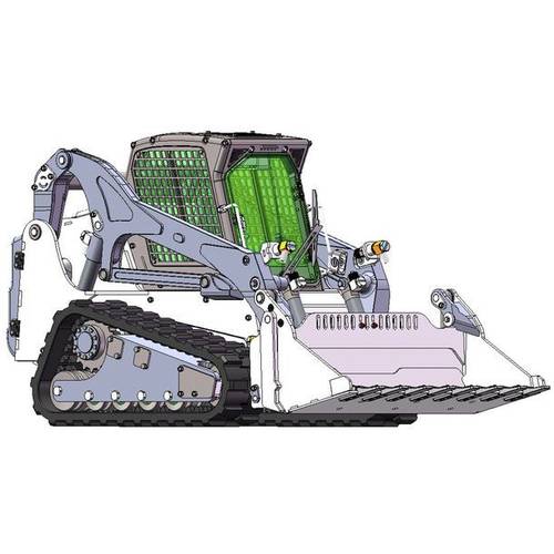Thicon Models 58511 Kompaktlader 1:14 Elektro RC Funktionsmodell Bausatz