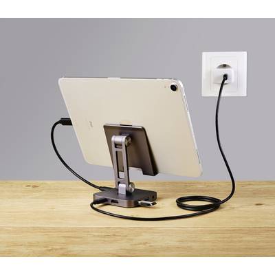 Renkforce USB-C® Tablet Dockingstation + Ständer Passend für (Details): Android Tablets & Smartphones, iPads, iPhone 15,-6