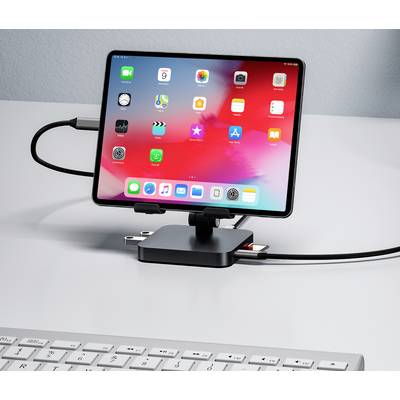 Renkforce USB-C® Tablet Dockingstation + Ständer Passend für (Details): Android Tablets & Smartphones, iPads, iPhone 15,-7