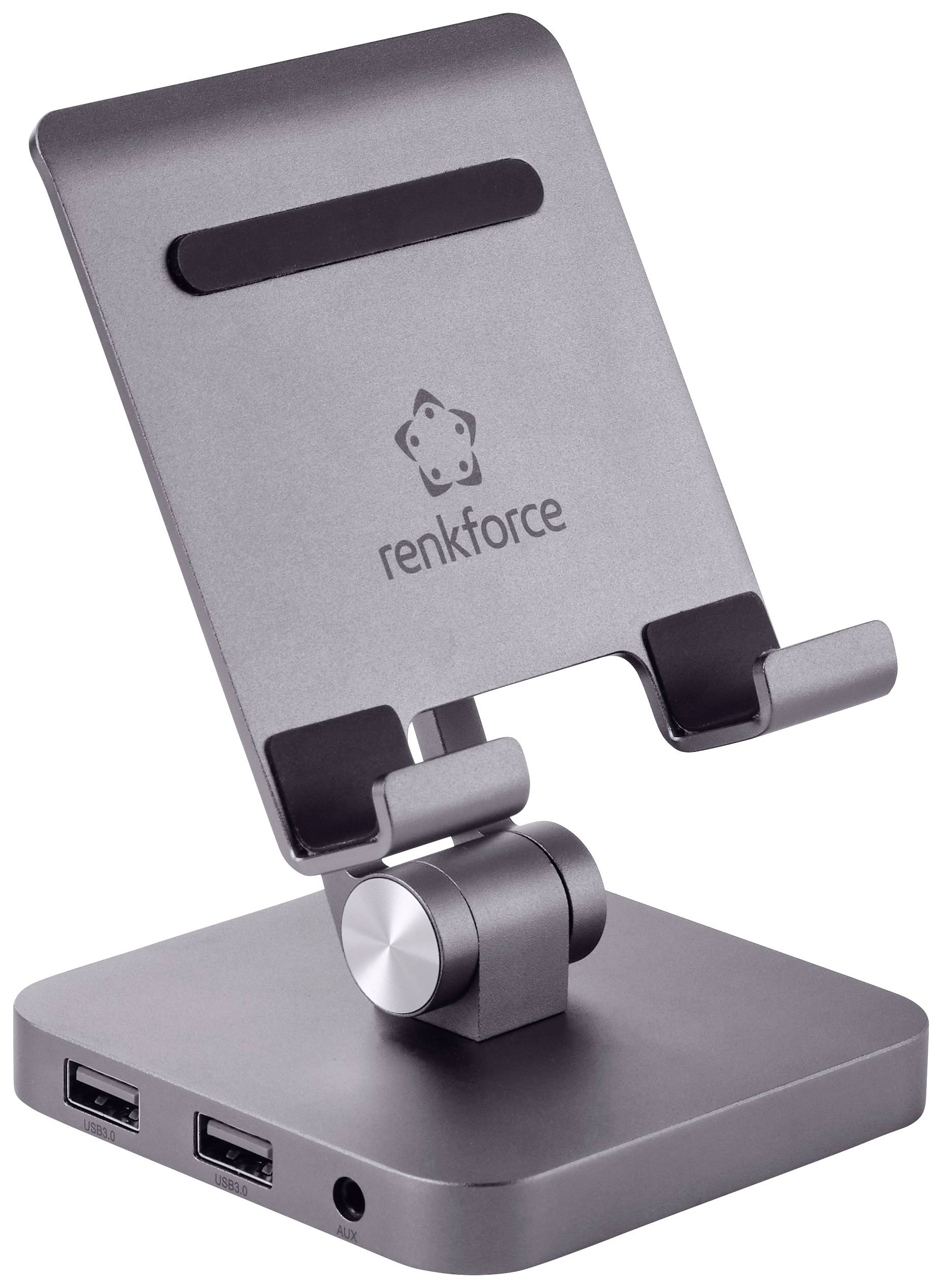 Renkforce USB-C® Tablet Dockingstation + Ständer Passend für (Details): Android Tablets & Smartphones, iPads, iPhone 15,-1