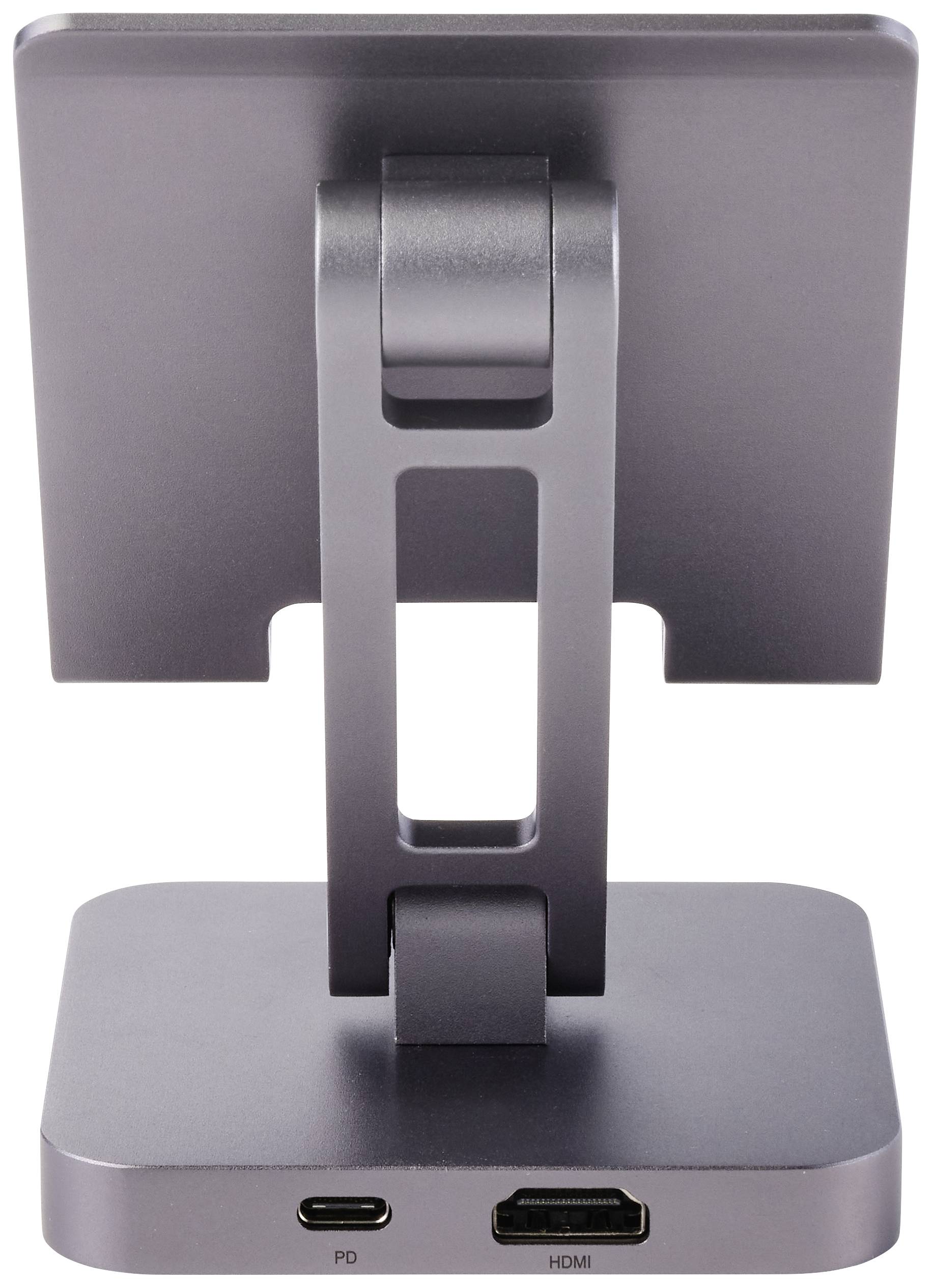 Renkforce USB-C® Tablet Dockingstation + Ständer Passend für (Details): Android Tablets & Smartphones, iPads, iPhone 15,-3