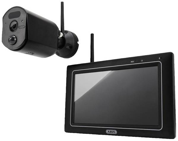 ABUS EasyLook BasicSet PPDF17000 Funk-Überwachungskamera-Set 4-Kanal mit 1 Kamera 2304 x 1296 Pixel  2.4 GHz
