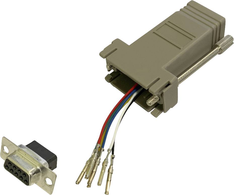BKL Electronic 10121100 Adapter D-SUB-Buchse 9pol. - RJ12-Buchse 1 Stück Single (10121100)