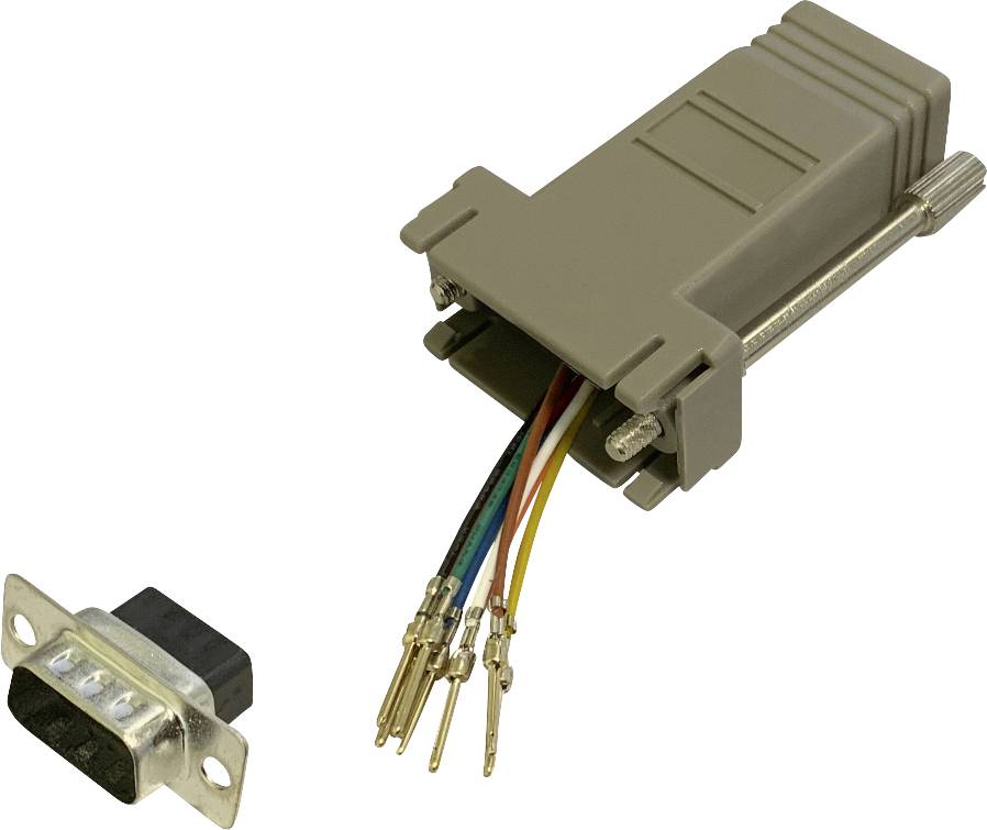 BKL Electronic 10121109 Adapter D-SUB-Stecker 9pol. - RJ45-Buchse 1 Stück Single (10121109)