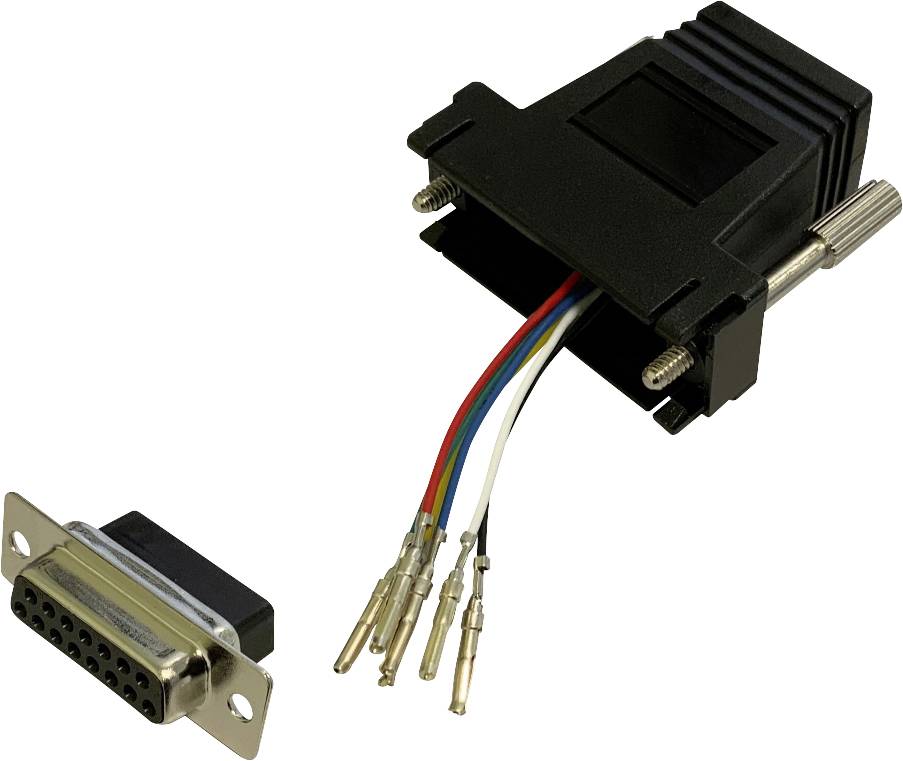 BKL Electronic 10121113 Adapter D-SUB-Buchse 15pol. - RJ12-Buchse 1 Stück Single (10121113)