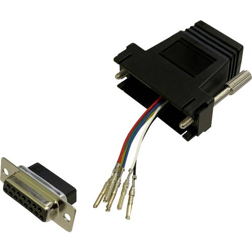 BKL Electronic 10121113 Adapter D-SUB-Buchse 15pol. - RJ12-Buchse 1 St. Single