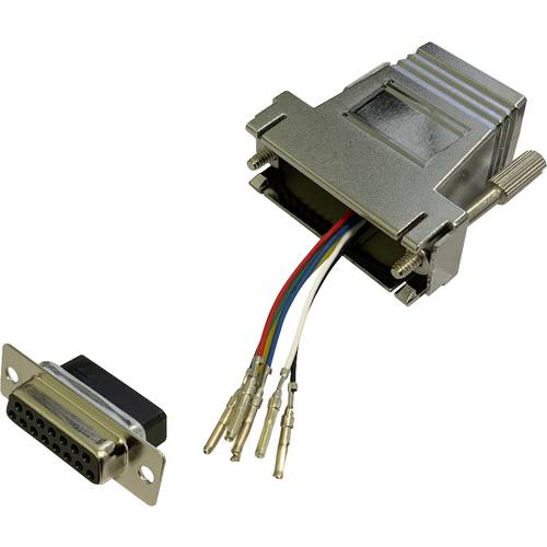Thumbnail - BKL Electronic 10121114 Adapter D-SUB-Buchse 15pol. - RJ12-Buchse 1 St. Single