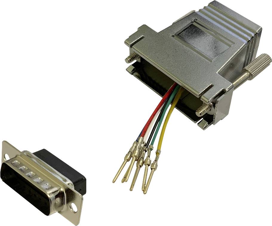 BKL Electronic 10121117 Adapter D-SUB-Stecker 15pol. - RJ12-Buchse 1 Stück Single (10121117)