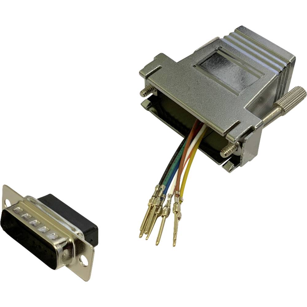 BKL Electronic 10121123 Adapter D-sub stekker 15-polig RJ45-bus 1 stuk(s) Single