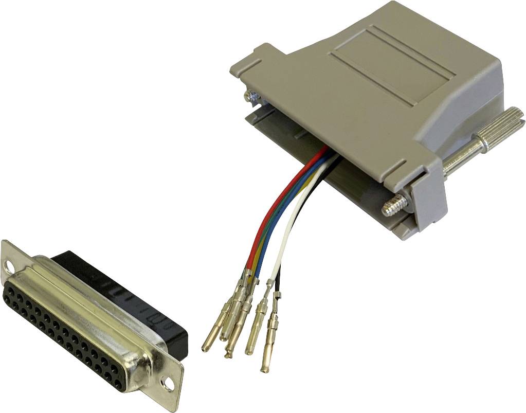 BKL Electronic 10121124 Adapter D-SUB-Buchse 25pol. - RJ12-Buchse 1 Stück Single (10121124)