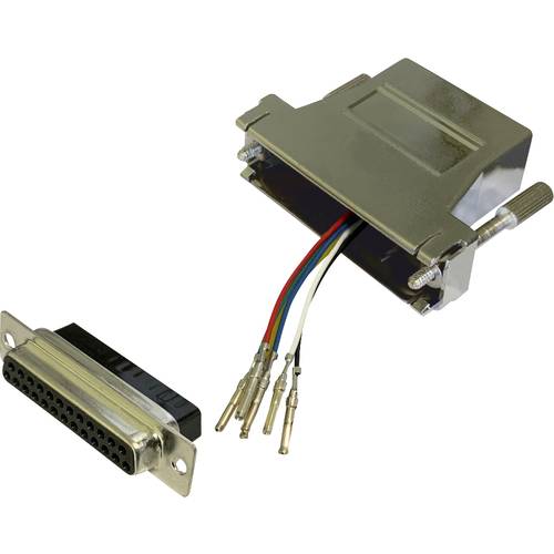 BKL Electronic 10121126 Adapter D-SUB-Buchse 25pol. - RJ12-Buchse 1 St. Single