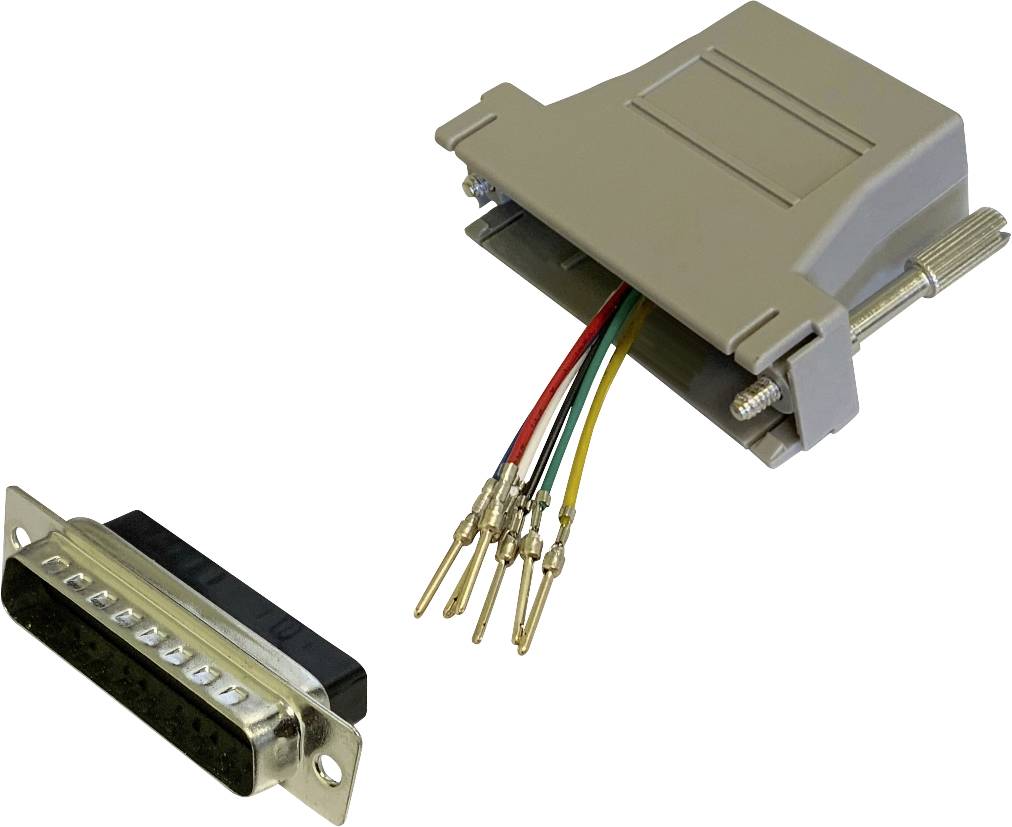 BKL Electronic 10121127 Adapter D-SUB-Stecker 25pol. - RJ12-Buchse 1 Stück Single (10121127)