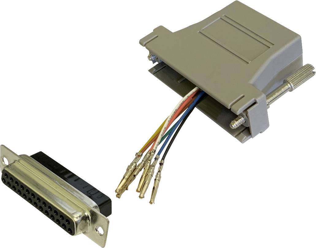 BKL Electronic 10121130 Adapter D-SUB-Buchse 25pol. - RJ45-Buchse 1 Stück Single (10121130)