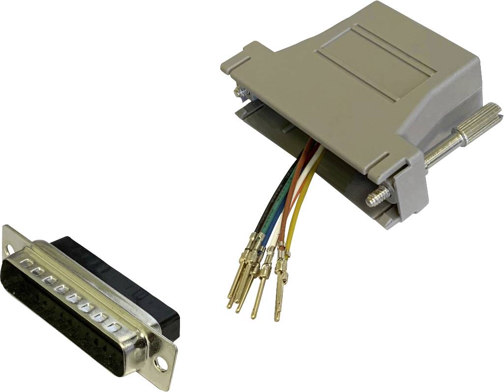 BKL Electronic 10121133 Adapter D-SUB-Stecker 25pol. - RJ45-Buchse 1 Stück Single (10121133)