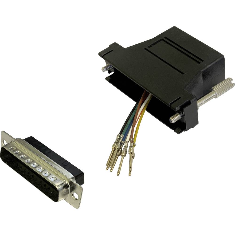 BKL Electronic 10121134 Adapter D-sub stekker 25-polig RJ45-bus 1 stuk(s) Single