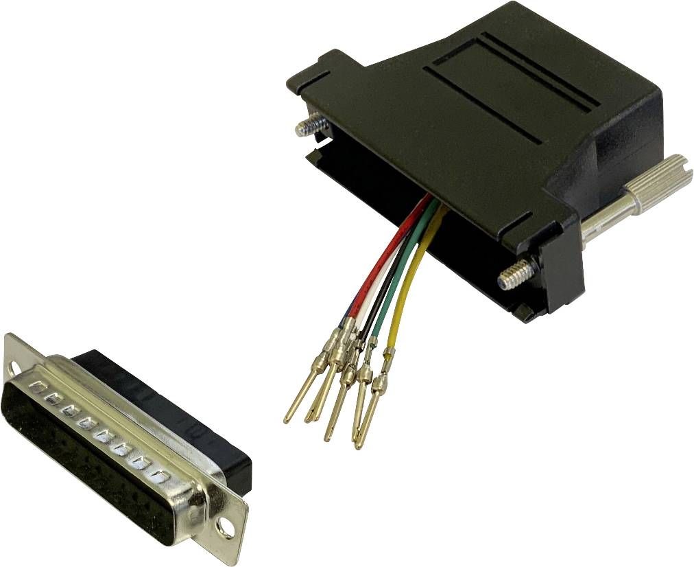 BKL Electronic 10121128 Adapter D-SUB-Stecker 25pol. - RJ12-Buchse 1 Stück Single (10121128)
