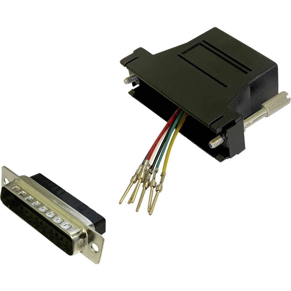 BKL Electronic 10121128 Adapter D-sub stekker 25-polig RJ12-bus 1 stuk(s) Single