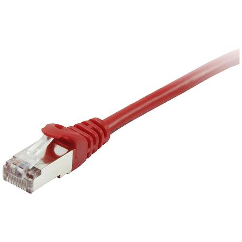Equip 605520 RJ45 Netzwerkkabel, Patchkabel CAT 6 S/FTP 1.00 m Rot vergoldete Steckkontakte 1 St.