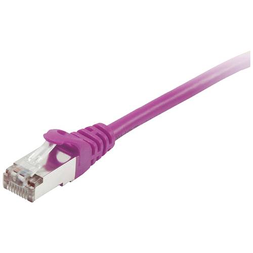 Equip 605554 RJ45 Netzwerkkabel, Patchkabel CAT 6 S/FTP 5.00 m Violett vergoldete Steckkontakte 1 St.