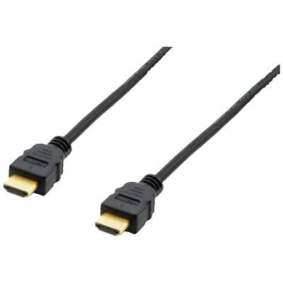 Equip HDMI Anschlusskabel HDMI-A Stecker 15.00 m Schwarz 119374 vergoldete Steckkontakte HDMI-Kabel