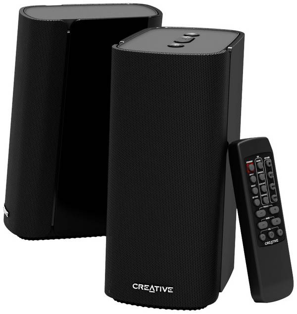 CREATIVE LABS - Creative T100 - Lautsprecher - für PC - kabellos - Bluetooth - 40 Watt (Gesamt)