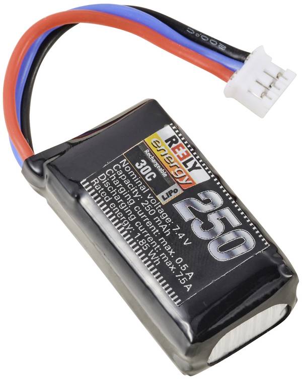 Reely Modellbau-Akkupack (LiPo) 7.4 V 250 mAh Zellen-Zahl: 2 30 C Softcase Flachstecker
