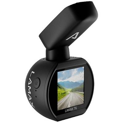 Lamax T6  Dashcam mit GPS Blickwinkel horizontal max.=140 °   Akku, Automatischer Start, Dateischutz, Display, G-Sensor,
