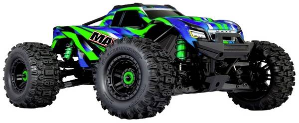 Traxxas MAXX Wide Grün  1:10 RC Modellauto Elektro Monstertruck Allradantrieb (4WD) RtR 2,4 GHz