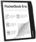 PocketBook E-Reader, zeigt Spezifikationen: 7-Zoll E-Ink Carta Display, blendfreies Display, Lautsprecher, Bluetooth, IPX8 wasserdicht.