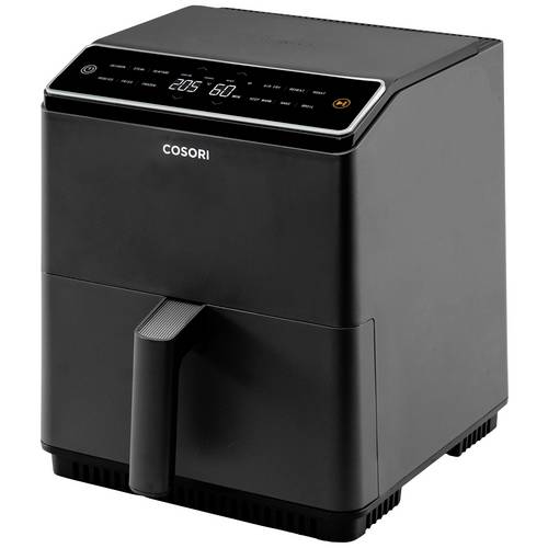 Cosori CAF-P583S-KEUR Heißluft-Fritteuse 6.4 l 1700 W Antihaftbeschichtung, mit Display, Überhitzungsschutz, App steuerb...