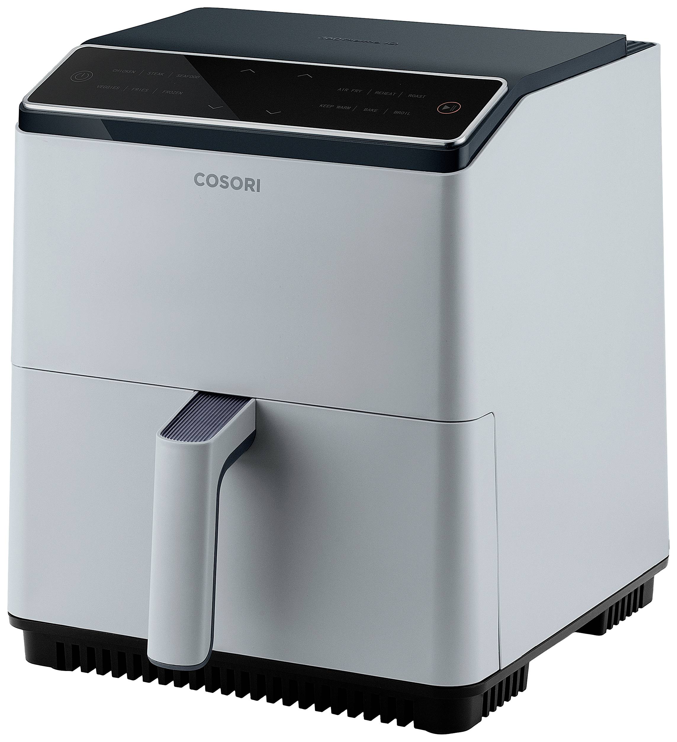 Cosori CAF-P583S-AEUR Heißluft-Fritteuse 6.4 l 1700 W Antihaftbeschichtung, mit Display, Überhitzungsschutz, App steuerb-1