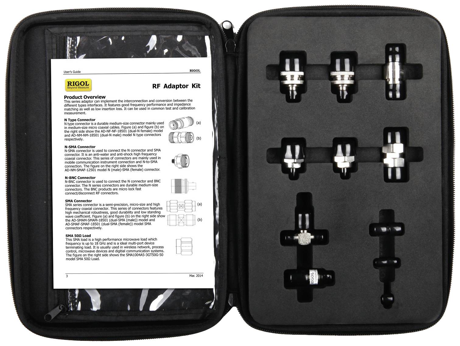 RIGOL RF Adaptor Kit Zubehör Kit HF Adapter Kit 1 Set