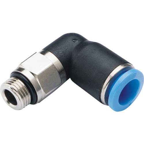 TRU COMPONENTS Winkelverbinder GPL8-G02 Rohr-Ø: 8 mm Gewinde-Maß: G1/4 1 St.