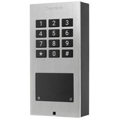 Türkommunikationsgerät mit Nummernfeld von 0 bis 9, Stern- und Raute-Tasten. Unterhalb ist ein RFID-Feld zur Zugangskontrolle.