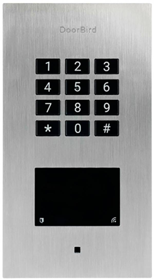 DoorBird 423872059 Code-Tastatur mit RFID Unterputz   IP65 mit beleuchteter Tastatur