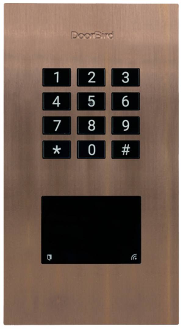 DoorBird 423872073 Code-Tastatur mit RFID Unterputz   IP65 mit beleuchteter Tastatur